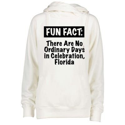 No Ordinary Days In Celebration Florida Pun Fl Joke Gift Womens Funnel Neck Pullover Hood