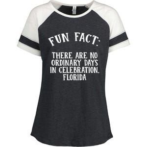 No Ordinary Days In Celebration Florida Pun Fl Joke Cute Gift Enza Ladies Jersey Colorblock Tee