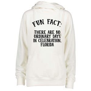 No Ordinary Days In Celebration Florida Pun Fl Joke Cute Gift Womens Funnel Neck Pullover Hood