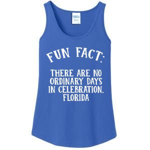 No Ordinary Days In Celebration Florida Pun Fl Joke Cute Gift Ladies Essential Tank