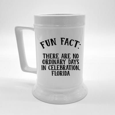 No Ordinary Days In Celebration Florida Pun Fl Joke Cute Gift Beer Stein