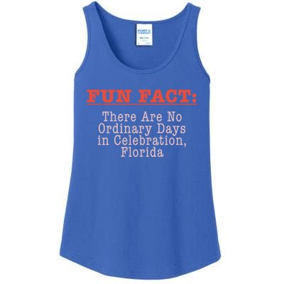 No Ordinary Days In Celebration Florida Pun Fl Joke Cute Gift Ladies Essential Tank