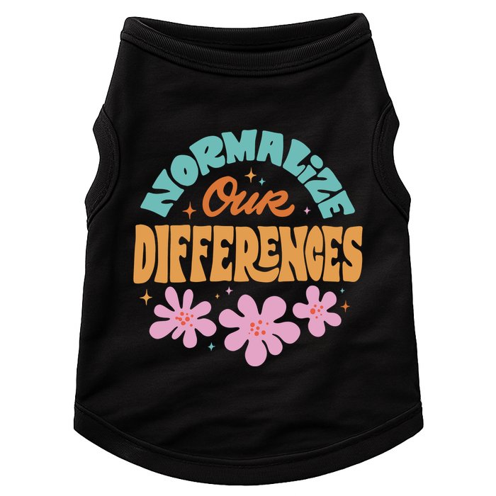 Normalize Our Differences Doggie Tank