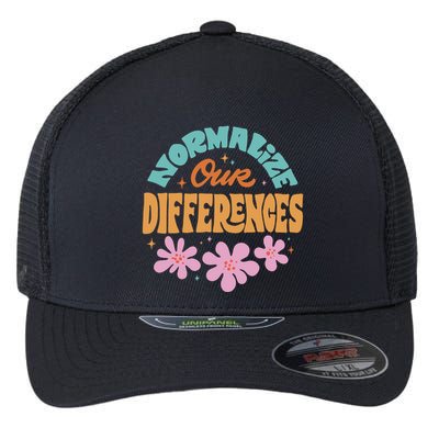 Normalize Our Differences Flexfit Unipanel Trucker Cap