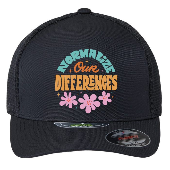 Normalize Our Differences Flexfit Unipanel Trucker Cap