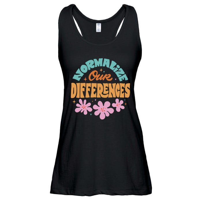Normalize Our Differences Ladies Essential Flowy Tank