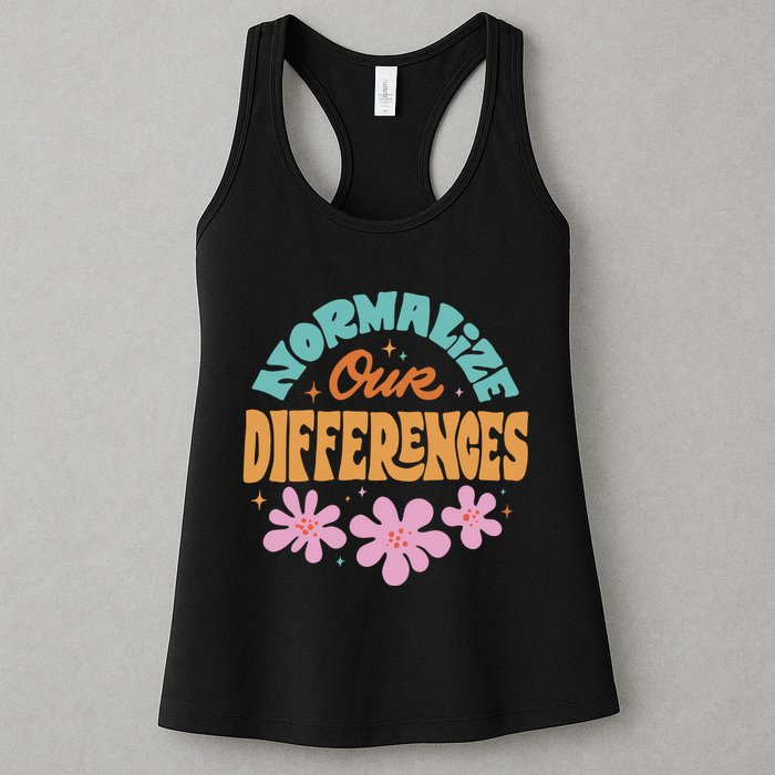 Normalize Our Differences Womens Tank Top