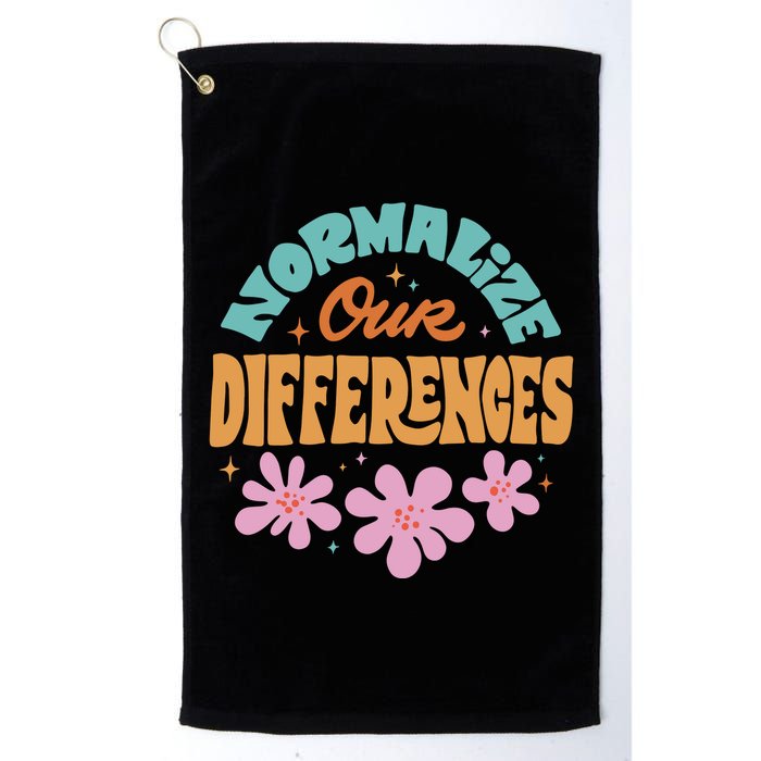 Normalize Our Differences Golf Towel