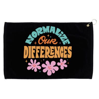 Normalize Our Differences Grommeted Golf Towel