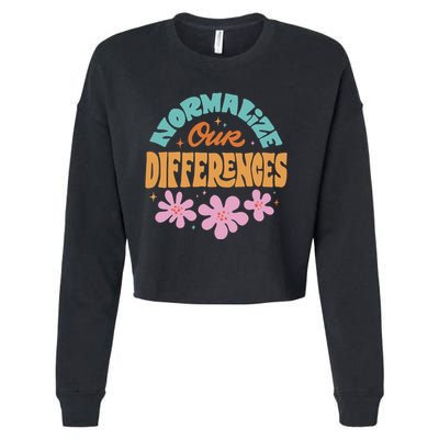 Normalize Our Differences Cropped Pullover Crew