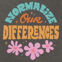 Normalize Our Differences Cotton Canvas Backpack