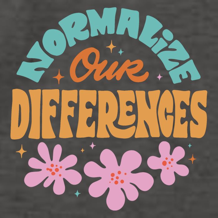 Normalize Our Differences Vector Backpack