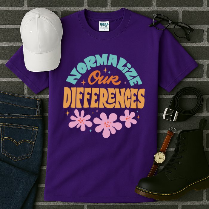 Normalize Our Differences Tall T-Shirt