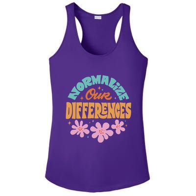 Normalize Our Differences Ladies PosiCharge Competitor Racerback Tank