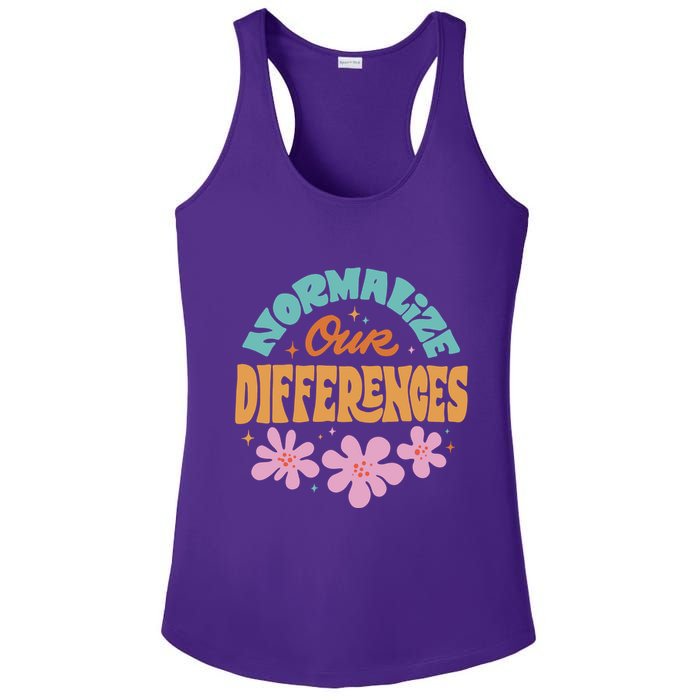 Normalize Our Differences Ladies PosiCharge Competitor Racerback Tank