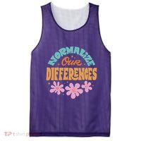 Normalize Our Differences Mesh Reversible Basketball Jersey Tank