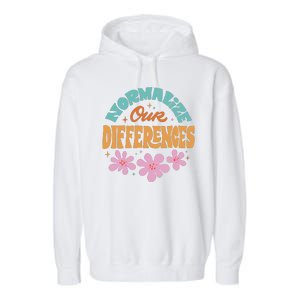 Normalize Our Differences Garment-Dyed Fleece Hoodie