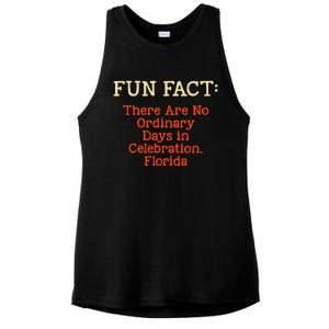 No Ordinary Days In Celebration Florida Pun Fl Joke Gift Ladies PosiCharge Tri-Blend Wicking Tank