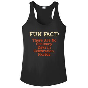 No Ordinary Days In Celebration Florida Pun Fl Joke Gift Ladies PosiCharge Competitor Racerback Tank