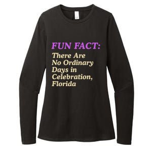 No Ordinary Days In Celebration Florida Pun Fl Joke Funny Gift Womens CVC Long Sleeve Shirt