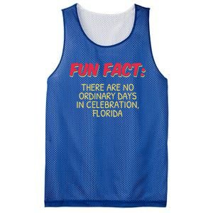 No Ordinary Days In Celebration Florida Pun Fl Joke Gift Mesh Reversible Basketball Jersey Tank