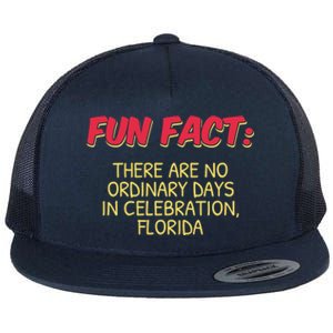 No Ordinary Days In Celebration Florida Pun Fl Joke Gift Flat Bill Trucker Hat