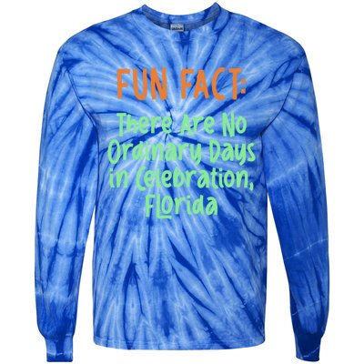 No Ordinary Days In Celebration Florida Pun Fl Joke Gift Tie-Dye Long Sleeve Shirt