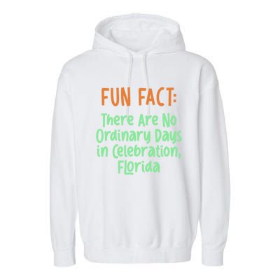 No Ordinary Days In Celebration Florida Pun Fl Joke Gift Garment-Dyed Fleece Hoodie