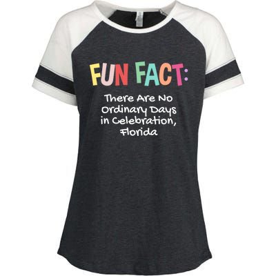 No Ordinary Days In Celebration Florida Pun Fl Joke Gift Enza Ladies Jersey Colorblock Tee