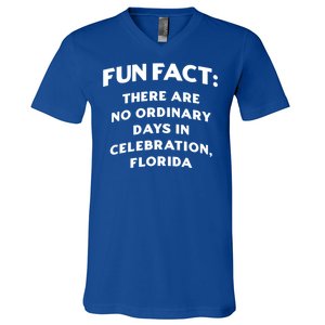 No Ordinary Days In Celebration Florida Pun Fl Joke Cool Gift V-Neck T-Shirt