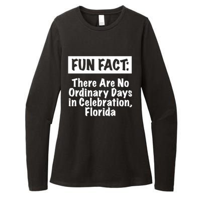 No Ordinary Days In Celebration Florida Pun Fl Joke Gift Womens CVC Long Sleeve Shirt