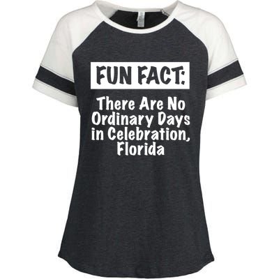 No Ordinary Days In Celebration Florida Pun Fl Joke Gift Enza Ladies Jersey Colorblock Tee