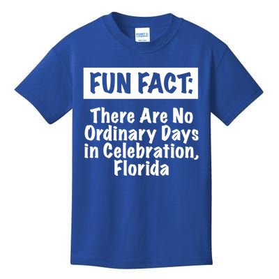 No Ordinary Days In Celebration Florida Pun Fl Joke Gift Kids T-Shirt