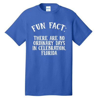 No Ordinary Days In Celebration Florida Pun Fl Joke Gift Tall T-Shirt