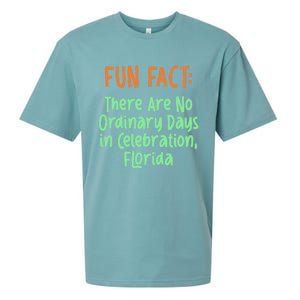 No Ordinary Days In Celebration Florida Pun Fl Joke Cool Gift Sueded Cloud Jersey T-Shirt