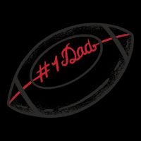 Number One Dad Football Gift 16 in Basic Backpack