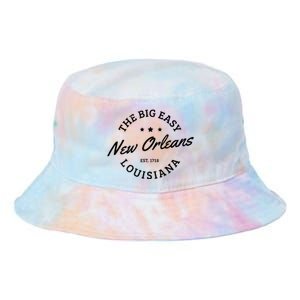 New Orleans Est. 1718 The Big Easy Louisiana Souvenir Gift Tie Dye Newport Bucket Hat