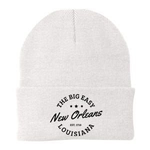 New Orleans Est. 1718 The Big Easy Louisiana Souvenir Gift Knit Cap Winter Beanie