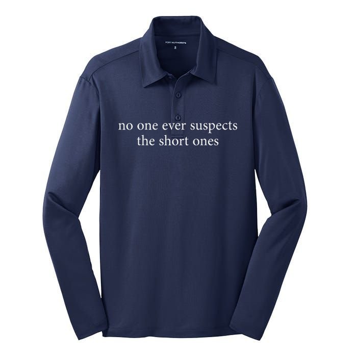 No One Ever Suspects The Short Ones Silk Touch Performance Long Sleeve Polo