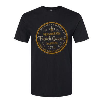 New Orleans French Quarter Laissez Les Bons Temps Roulier Softstyle CVC T-Shirt