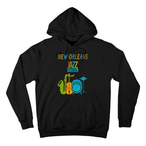 New Orleans Festival Of Jazz Music Gift Louisiana Jazz Hoodie