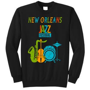 New Orleans Festival Of Jazz Music Gift Louisiana Jazz Sweatshirt