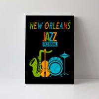 New Orleans Festival Of Jazz Music Gift Louisiana Jazz Canvas