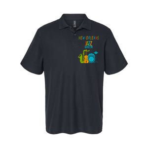 New Orleans Festival Of Jazz Music Gift Louisiana Jazz Softstyle Adult Sport Polo