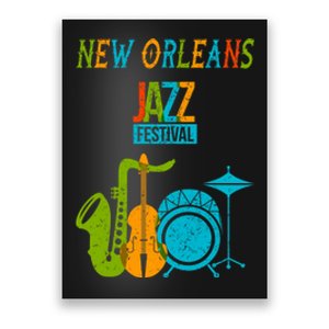 New Orleans Festival Of Jazz Music Gift Louisiana Jazz Poster