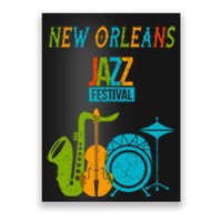 New Orleans Festival Of Jazz Music Gift Louisiana Jazz Poster