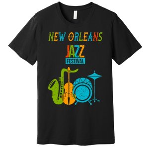 New Orleans Festival Of Jazz Music Gift Louisiana Jazz Premium T-Shirt