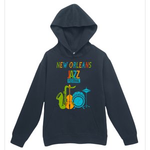 New Orleans Festival Of Jazz Music Gift Louisiana Jazz Urban Pullover Hoodie