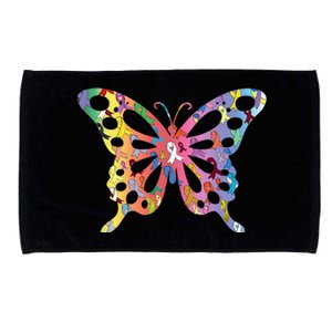 No One Fight Alone Butterfly All Cancer Matters Cancer Microfiber Hand Towel