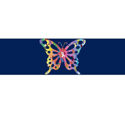 No One Fight Alone Butterfly All Cancer Matters Cancer Bumper Sticker